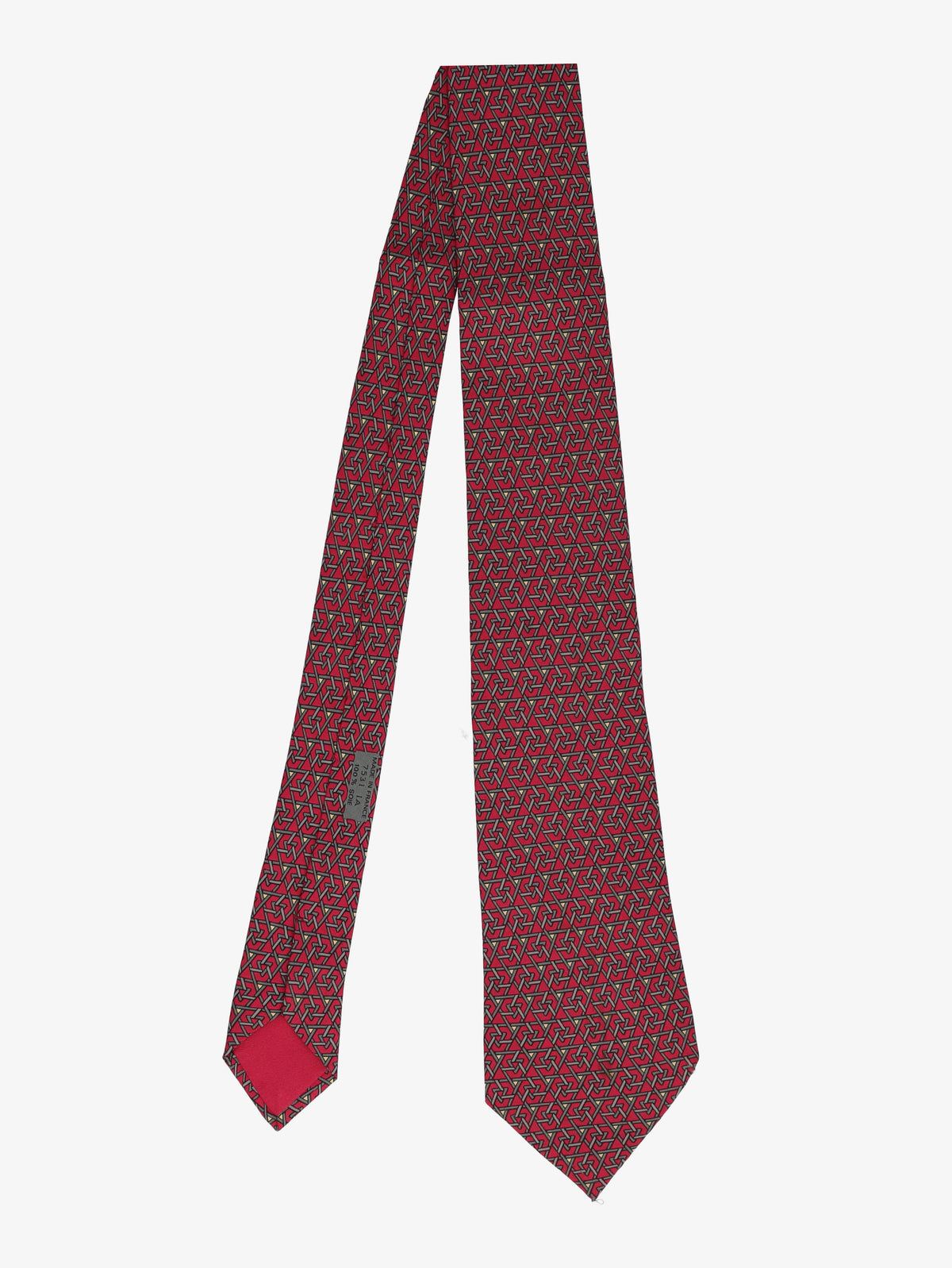 Hermès Patterned Tie 161225.38  Hermes 