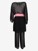 Vintage Blouse & Trousers Set with Sequin Embroidery W150626.22  Vintage 