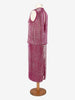 Gianfranco Ferré Fuchsia Beaded Suit WCV041224.153  Gianfranco Ferré 