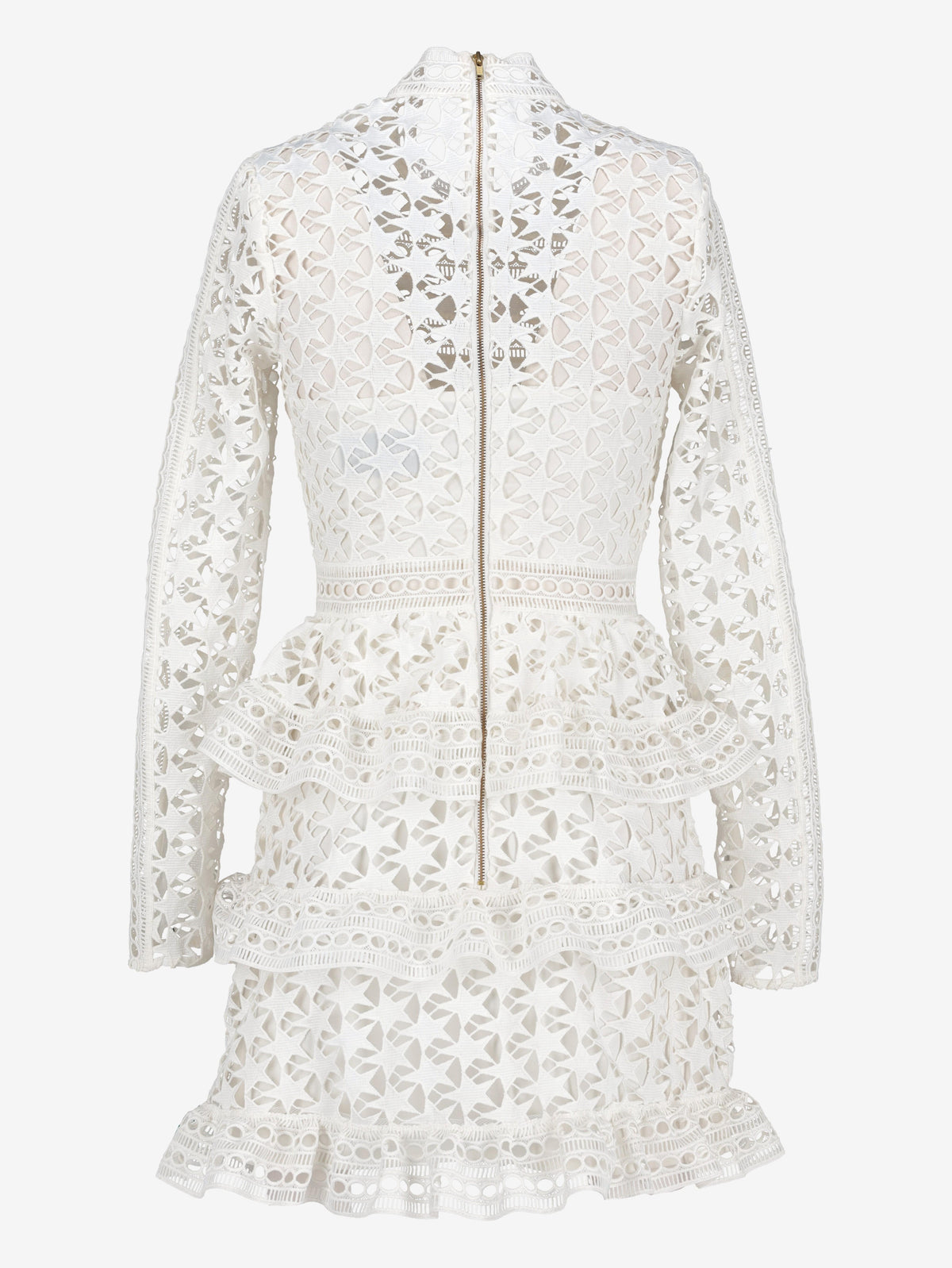 Self-Portrait Long Sleeve Stars Lace Dress WCV26.1.3  Self portrait 