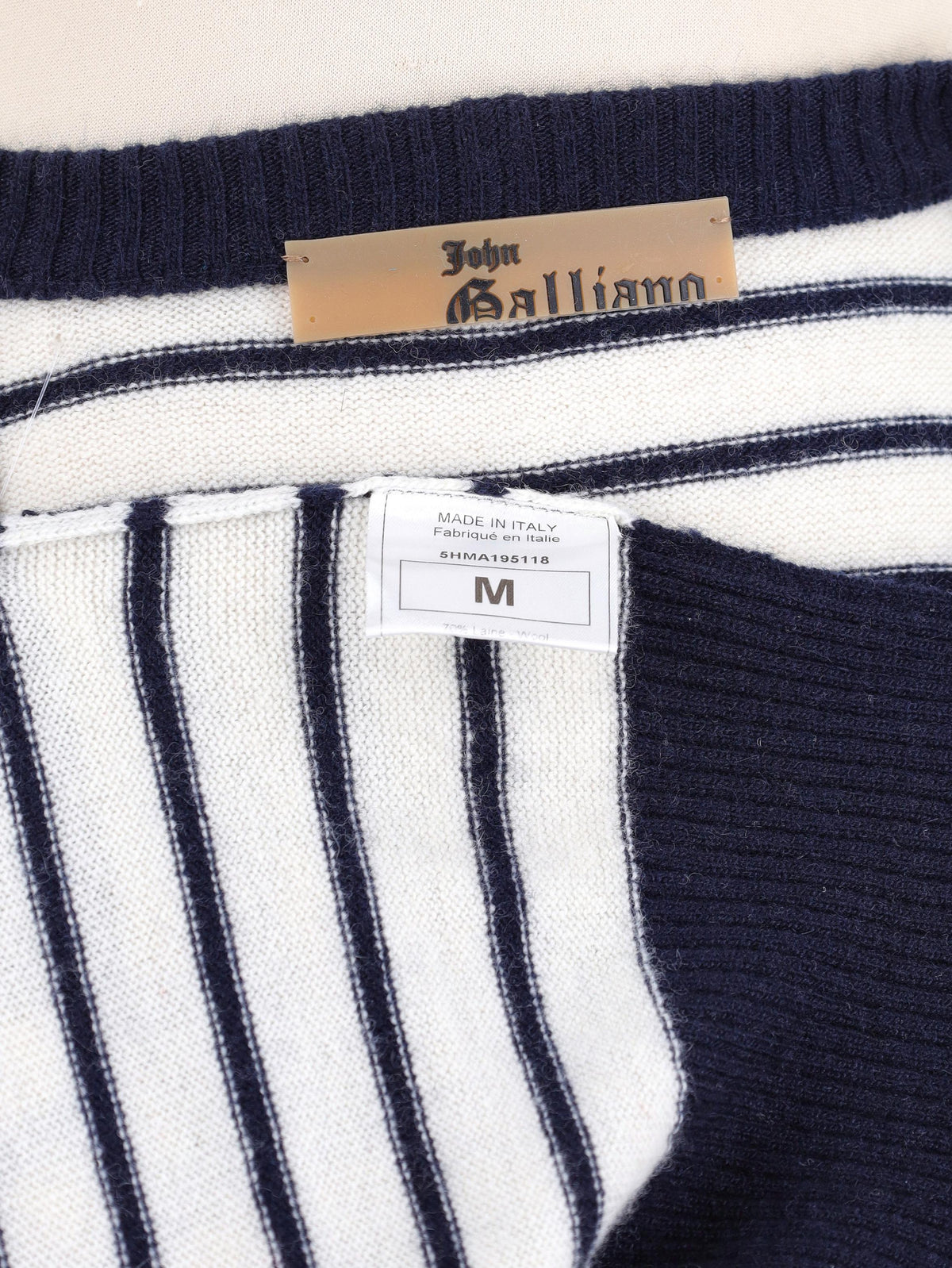 John Galliano Wool Cardigan