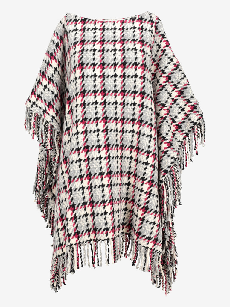 Ermanno Scervino Tartan Poncho Dress CVM26.22.28  Ermanno Scervino 