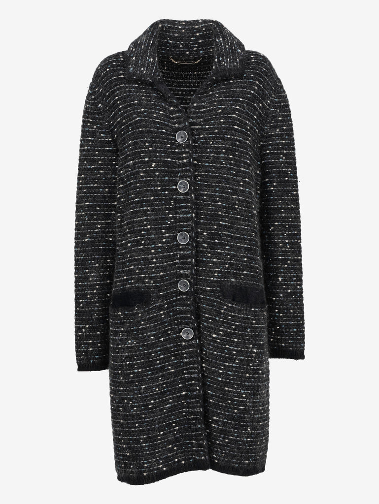Falconeri Knitted Coat with Textured Finish CVM26.22.30  Falconeri 