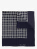 Mila Schön Check Silk Foulard