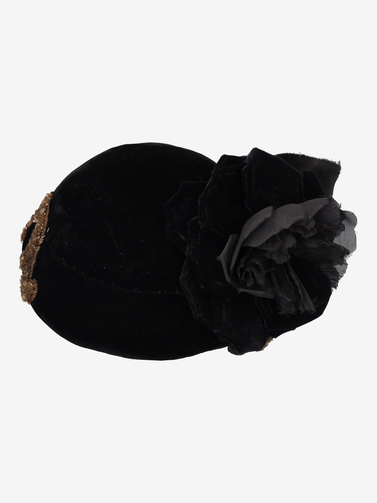 Vintage Sequin & Floral Fascinator Hat W27526.160  Vintage 
