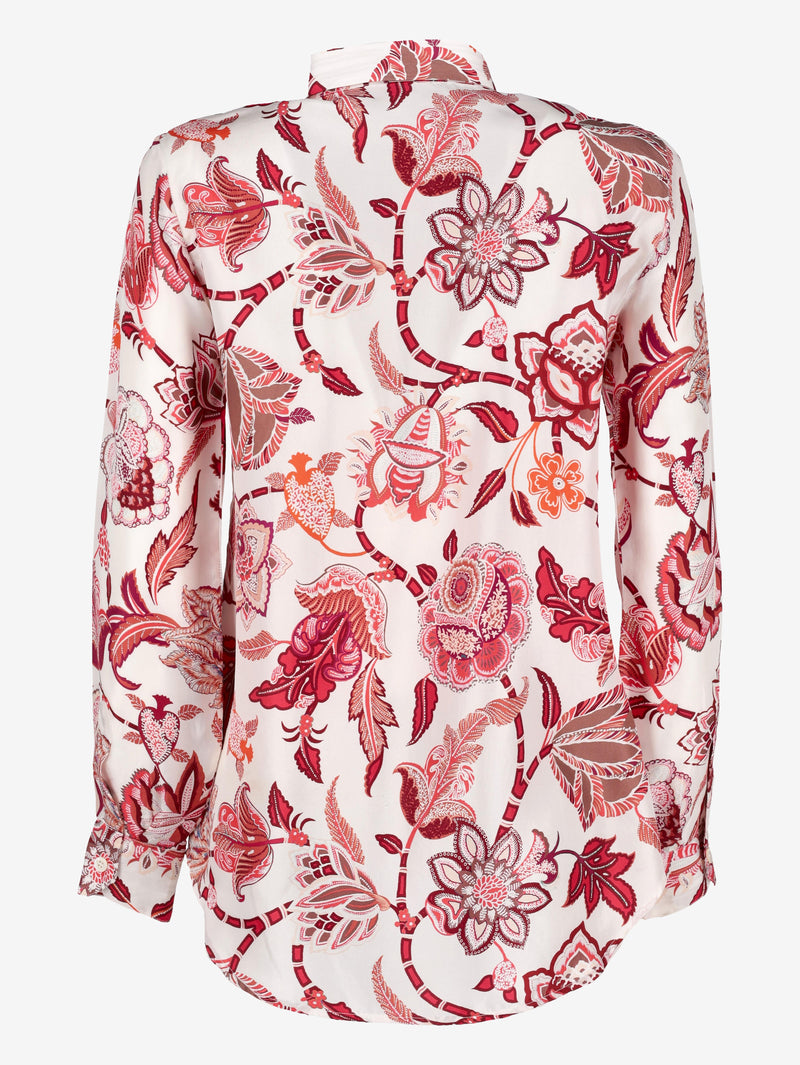 Etro Silk Shirt with All-Over Floral Print W7426.7  Etro 