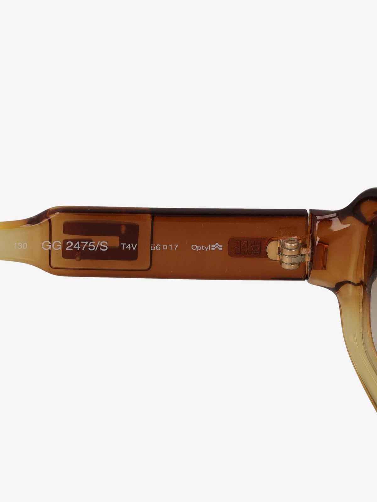 Gucci brown/light yellow shadow effect Sunglasses WCV250882.12  Gucci 