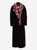 Moschino Open-Front Purple Coat with Twisted Neckline Detail W27526.172  Moschino 