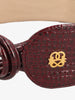 Pirovano Burgundy Cocco Belt