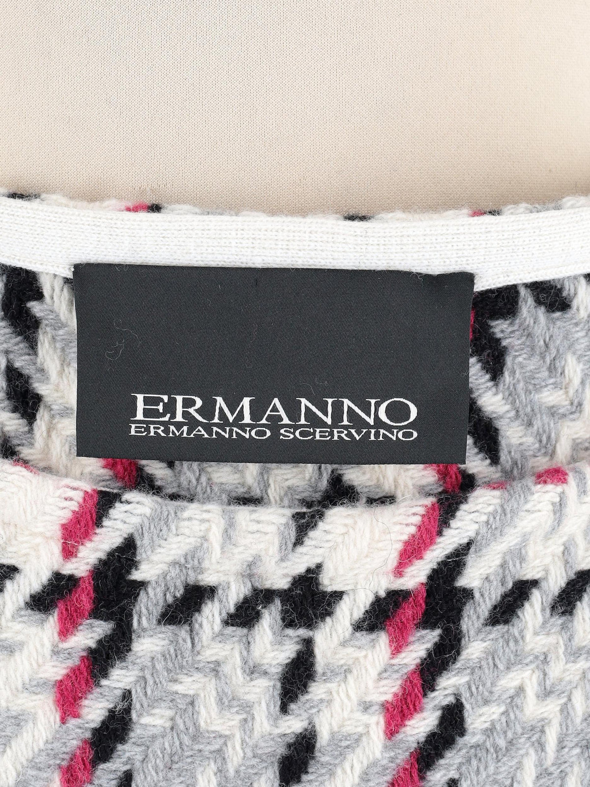 Ermanno Scervino Poncho Dress with Tartan Pattern CVM26.6.34  Ermanno Scervino 