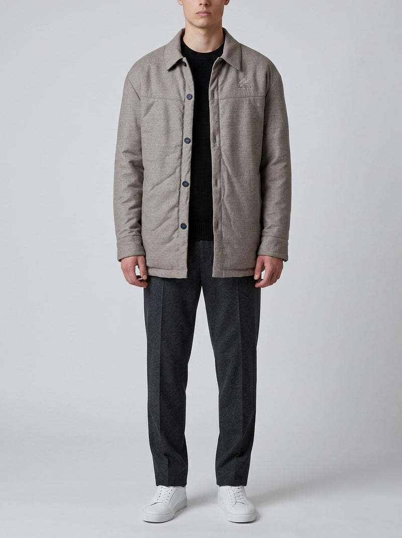 Kiton Lightweight Padded Shirt Jacket WCV26.1.5  Kiton 