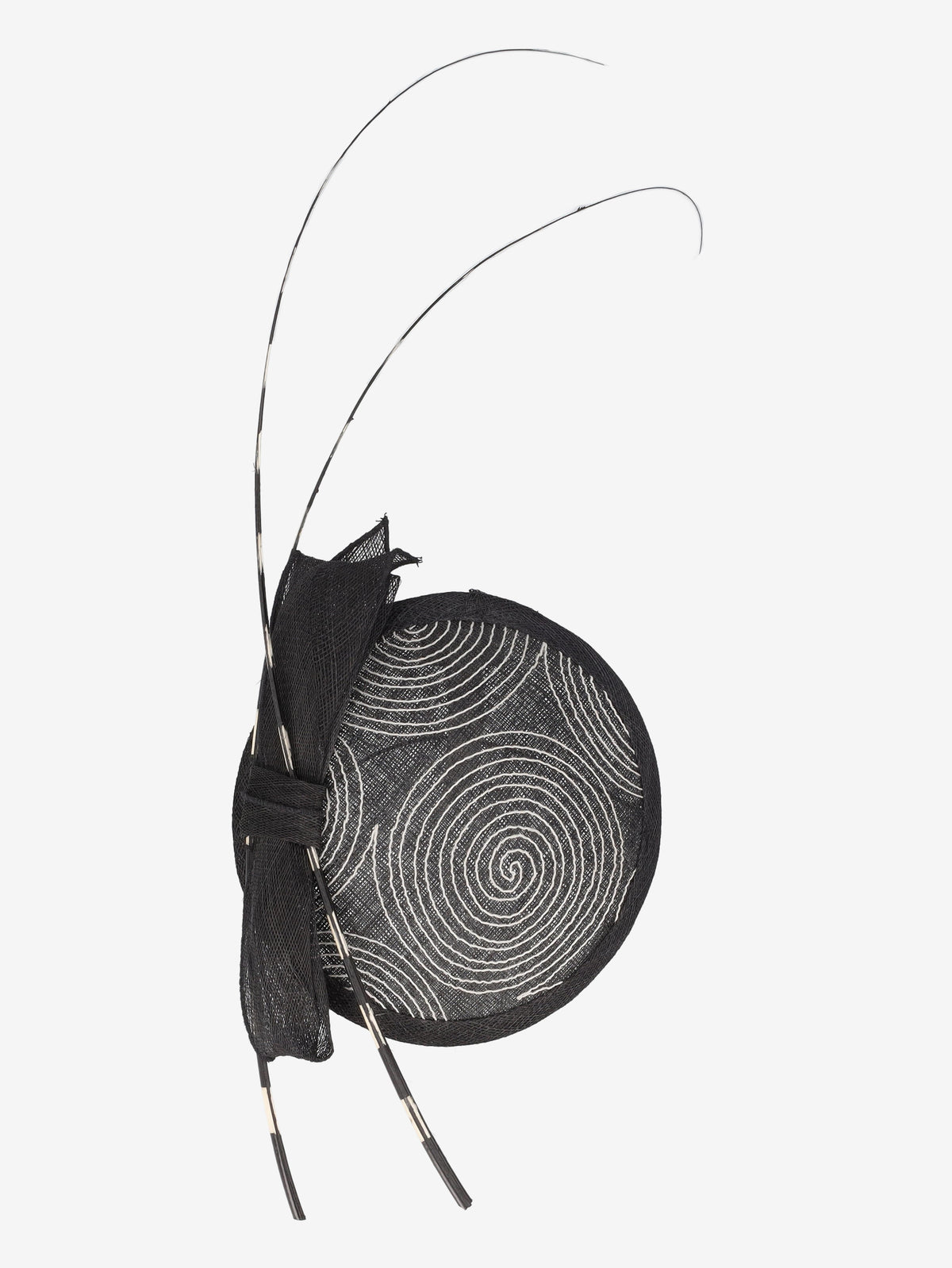 Armani Collezioni Straw Fascinator Hat with Bow Detail W27526.158  Giorgio Armani 
