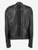 Vintage Black Studs Biker Jacket WCV250885  Vintage 