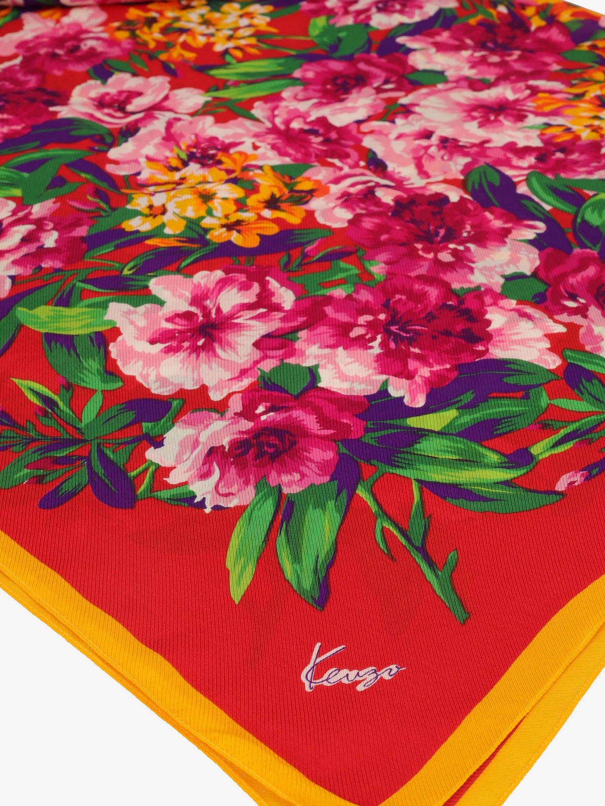 Kenzo Floral Silk Scarf W27526.69  Kenzo 