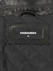 Dsquared2 Calf Leather Biker Jacket with Ribbed Hem CVM26.23.28  Dsquared² 