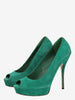 Gucci Green Suede Open-toe WCV041224.119  Gucci 