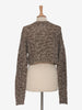 Krizia Cardigan corto con stampa leopardata