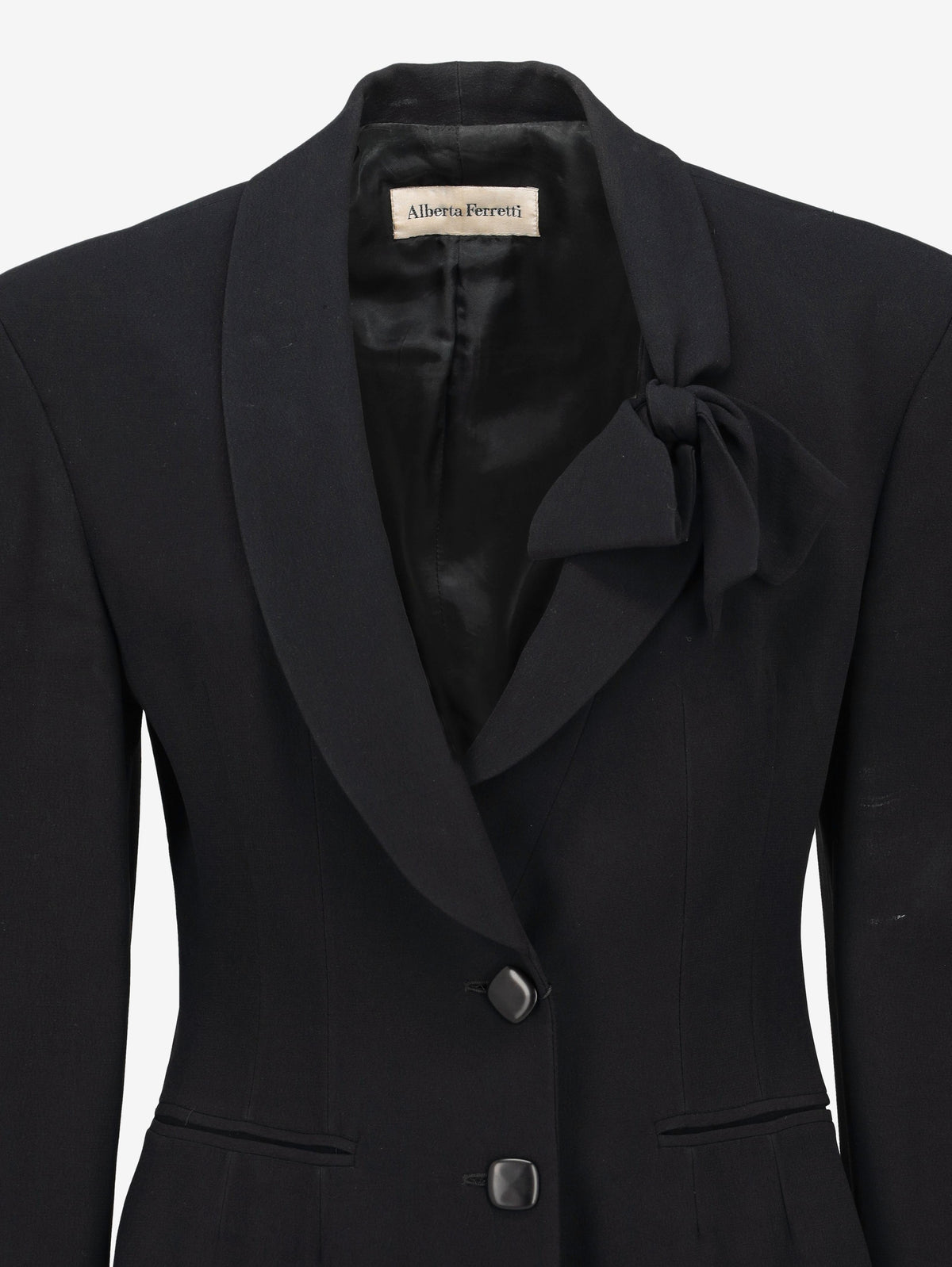 Alberta Ferretti Tailored Blazer with Bow Detail W27526.21  Alberta Ferretti 