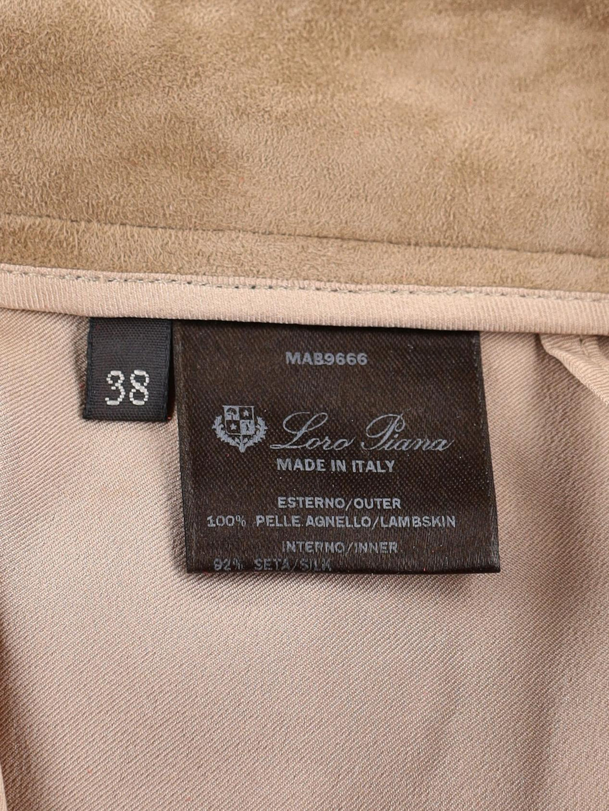 Loro Piana Suede Leather Straight-Leg Pants W7426.53  Loro Piana 