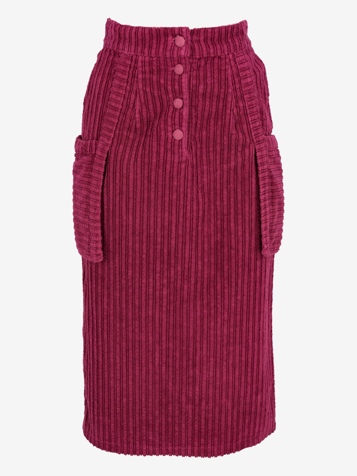 Saint Laurent Skirt in Burgundy Velvet MR120725.59  Yves Saint Laurent 