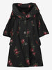 Kenzo Floral Wool-Blend Coat with Voluminous Collar W27526.29  Kenzo 