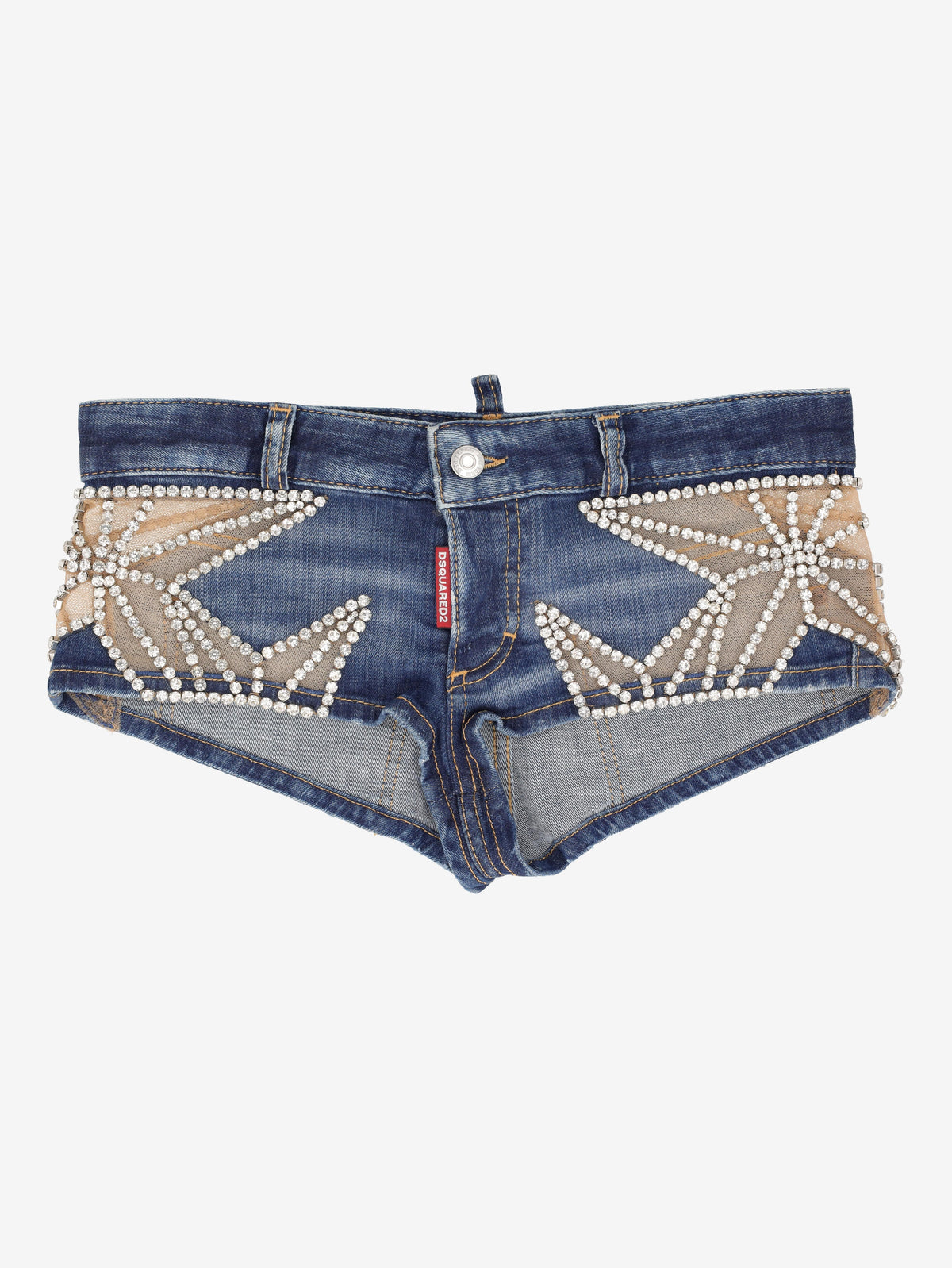 Dsquared2 Starry Night Hot Pants with Crystal Star Inserts CVM26.23.135  Dsquared² 