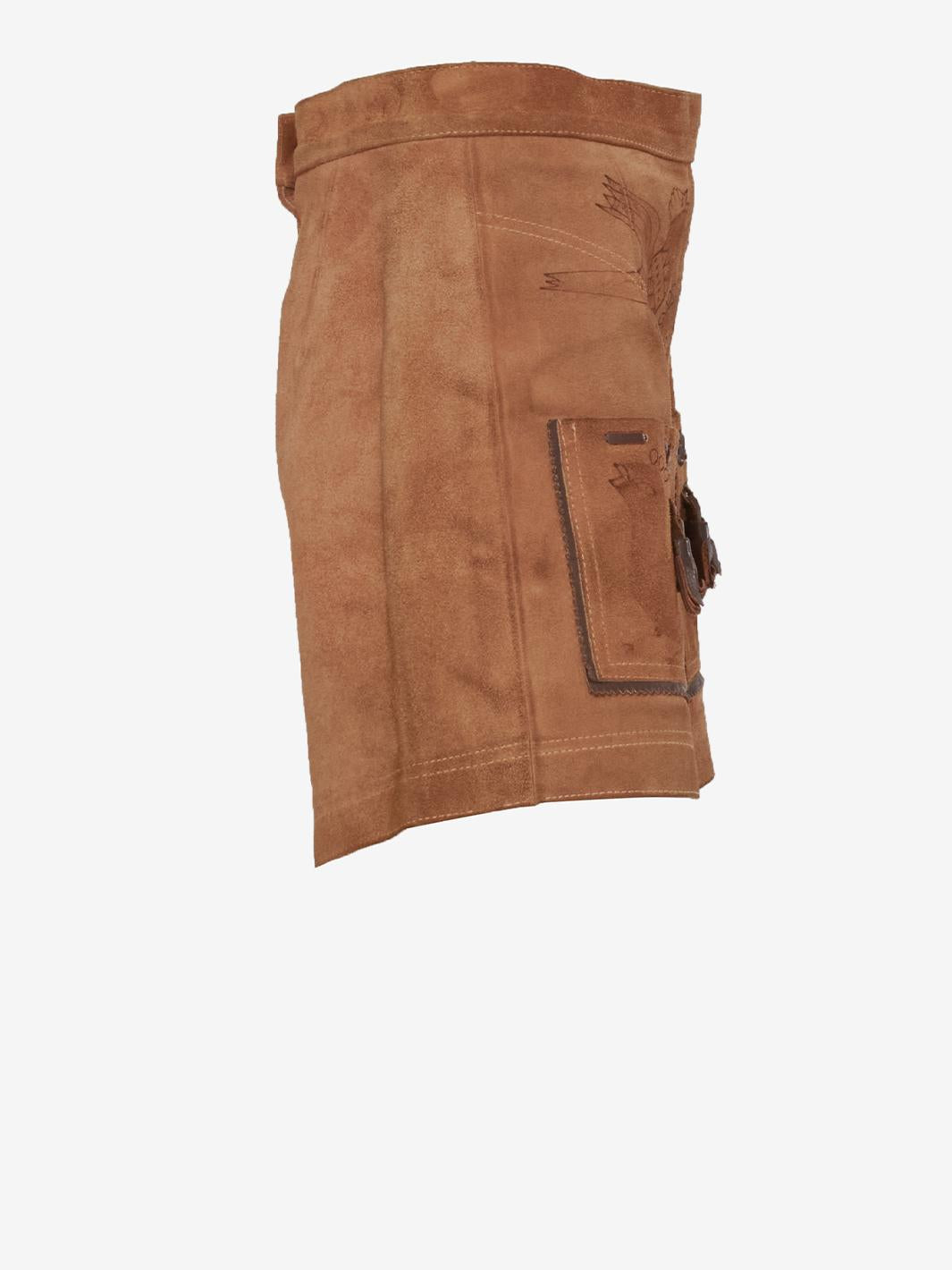 Vintage Suede Shorts  - '70s AR040  Vintage 