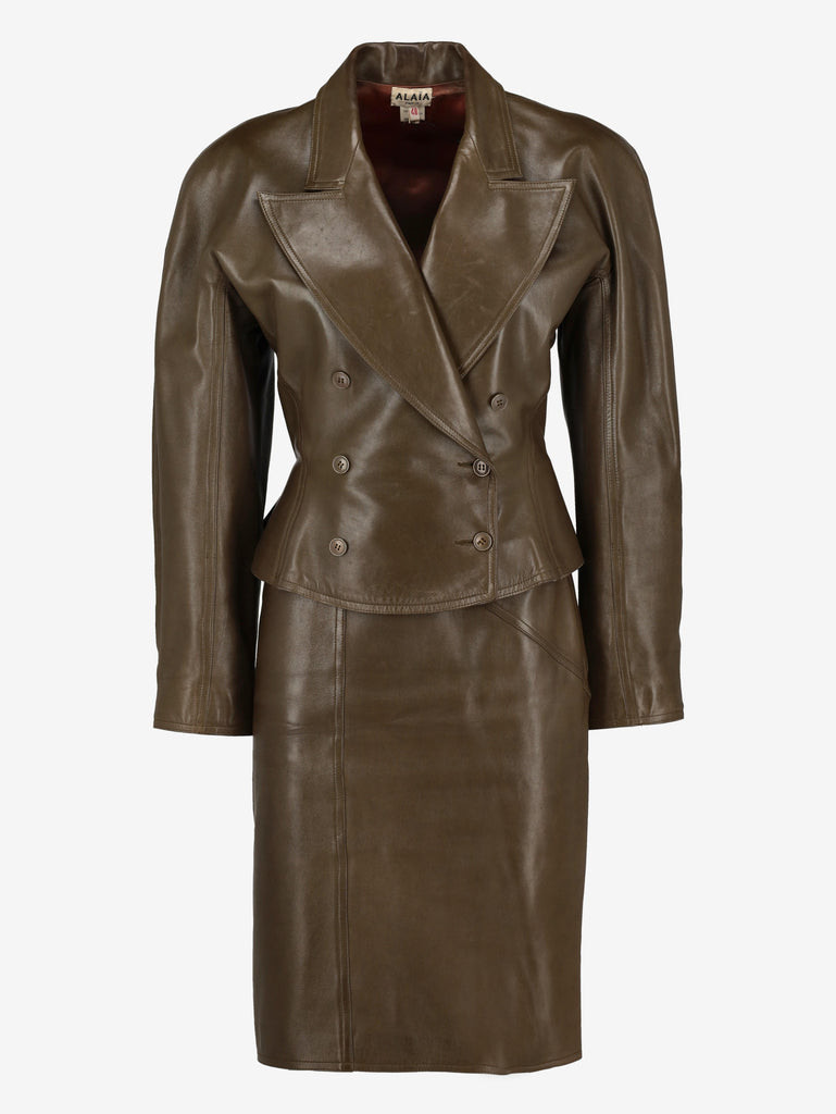 Alaïa Leather Set WCV100432  Alaïa 