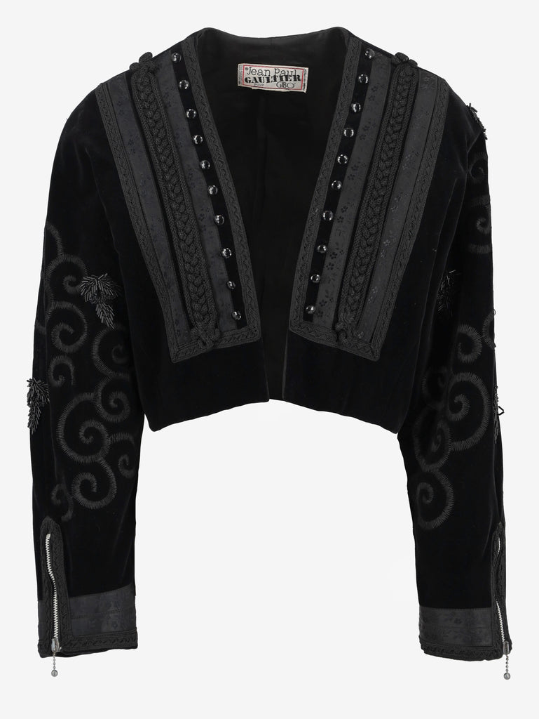 Jean Paul Gaultier Velvet Bolero 1985 CVB25.53.12  Jean Paul Gaultier 