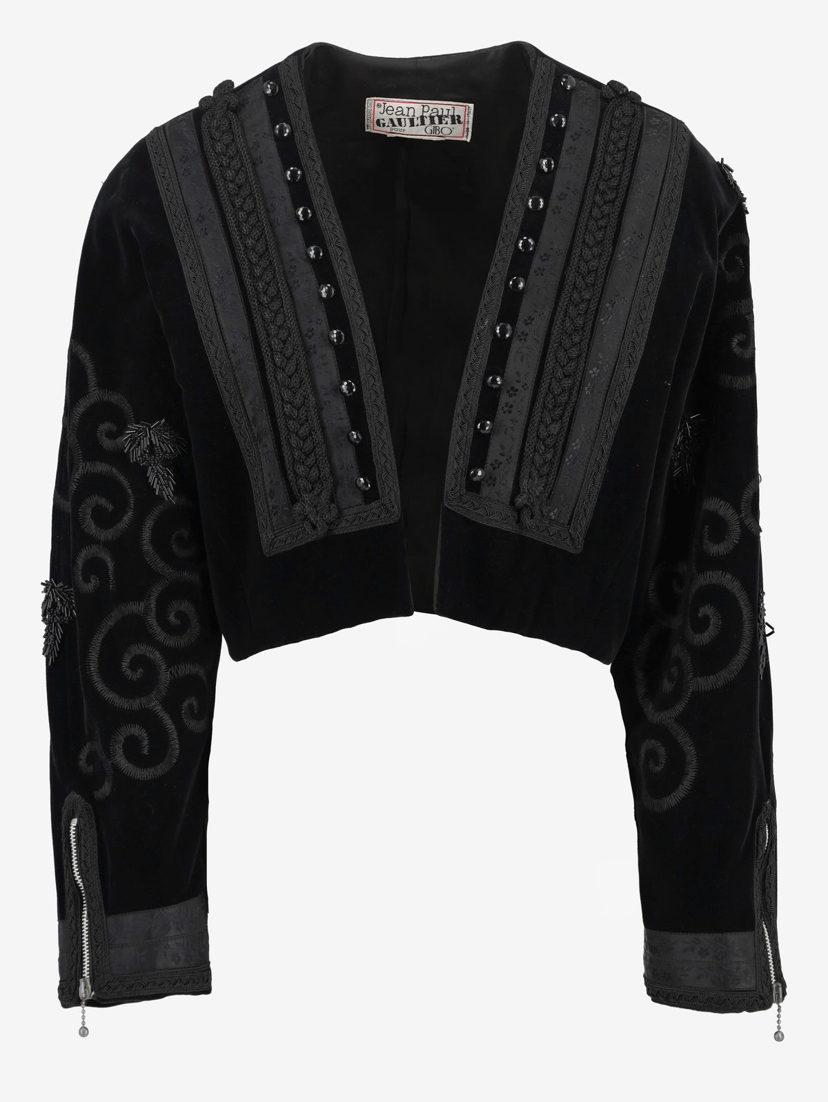 Jean Paul Gaultier Velvet Bolero 1985 CVB25.53.12  Jean Paul Gaultier 