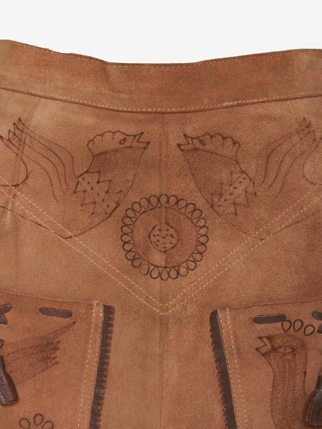 Vintage Suede Shorts  - '70s AR040  Vintage 