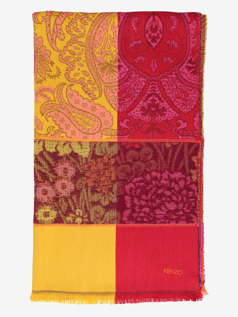 Kenzo Multicolor Ethnic-Inspired Scarf W27526.64  Kenzo 