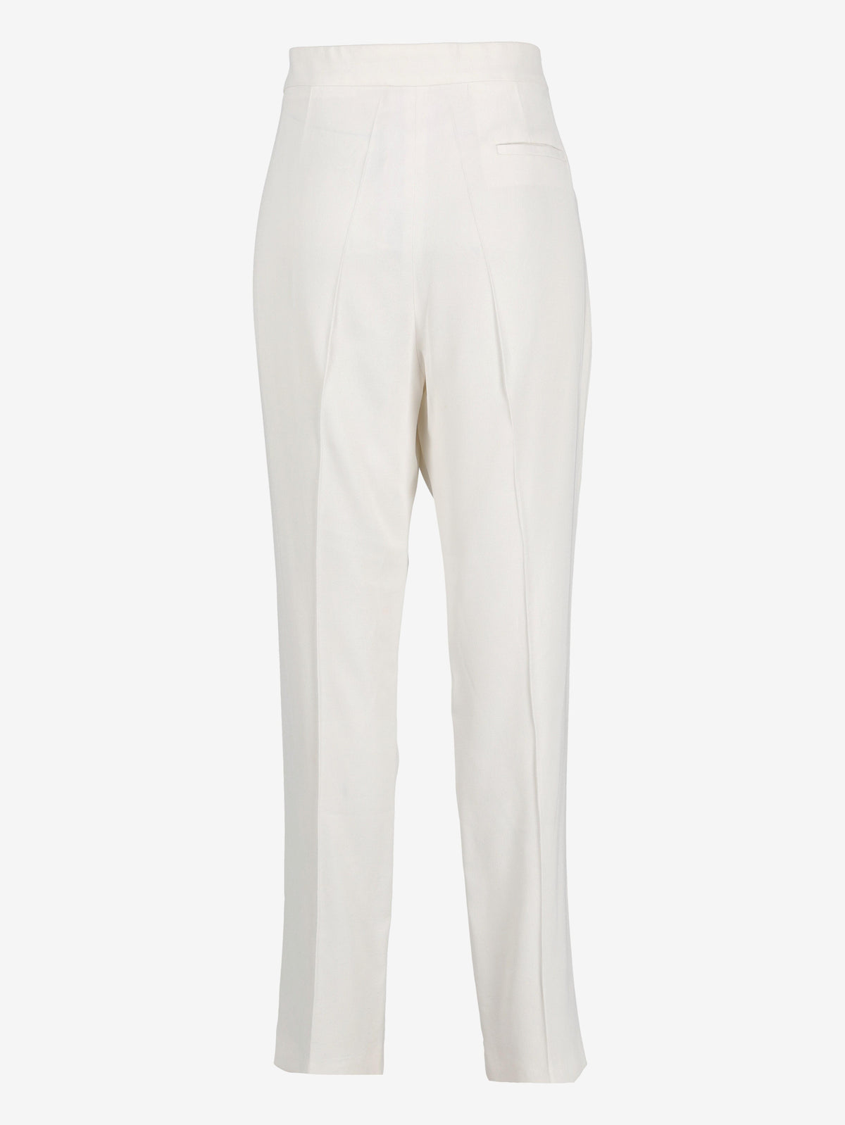 Emporio Armani White Straight-Leg Trousers W27526.37  Emporio Armani 