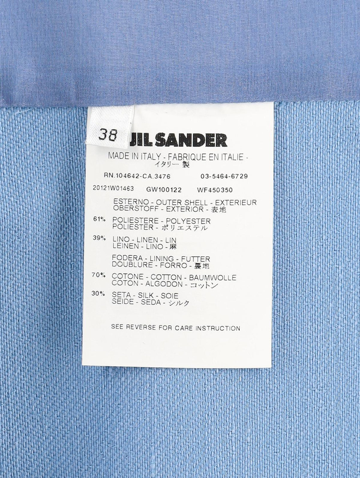 Jil Sander Linen Overcoat