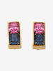 Coppola and Toppo Rectangular Earrings W22051614  Coppola e Toppo 