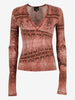 Just Cavalli Python Print Shirt W24121253.16  Just Cavalli 