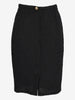 Versace Black Wool Skirt Suit MR260326.18  Versace 