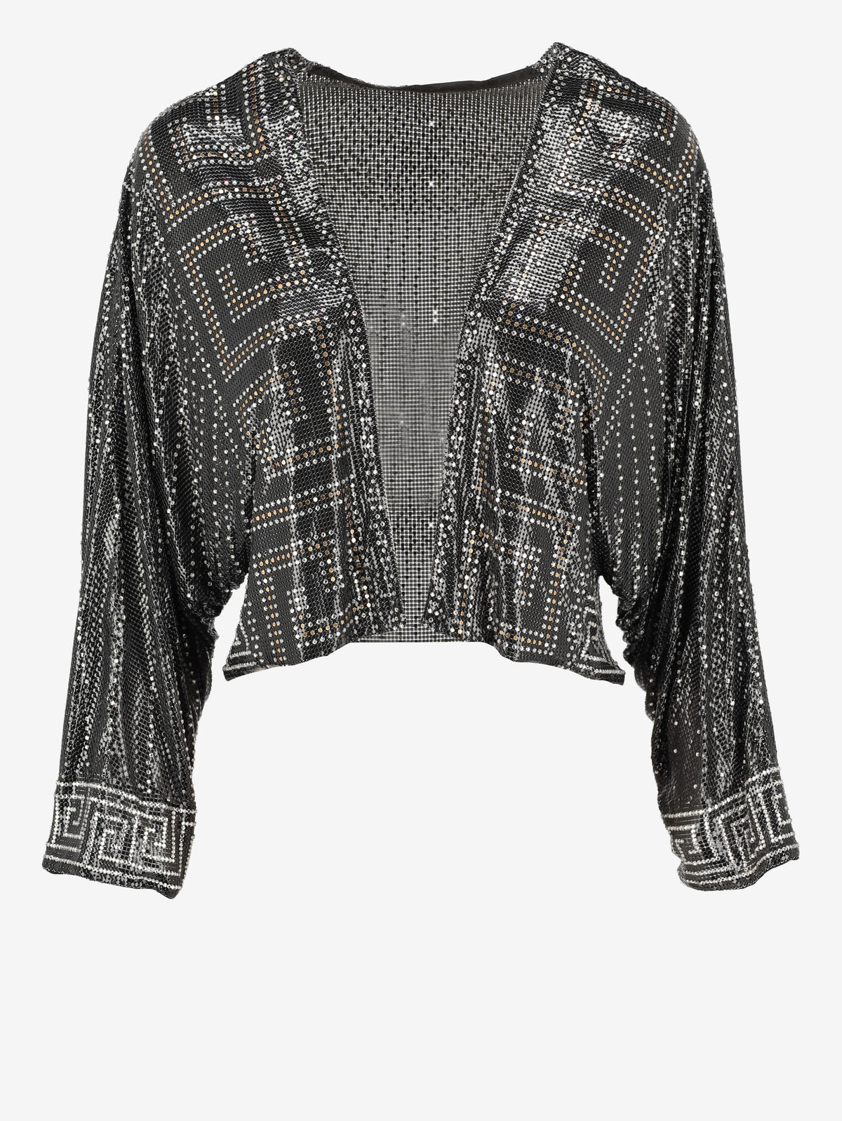 Gianni Versace Couture - Metallic Mesh Crop Blouse (S/S 1986) AR115  Gianni Versace 