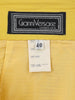 Gianni Versace Couture Black And Yellow Suit