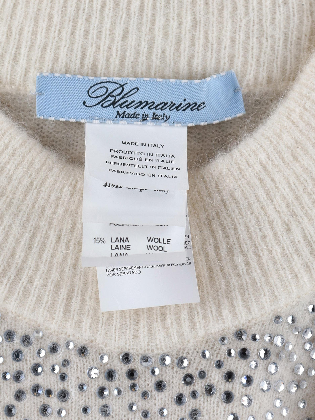 Blumarine Mohair-Blend Knit Sweater MR22526.45  Blumarine 