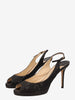 Jimmy Choo Glitter Peep-Toe Slingback Pumps WCV041224.118  Jimmy Choo 