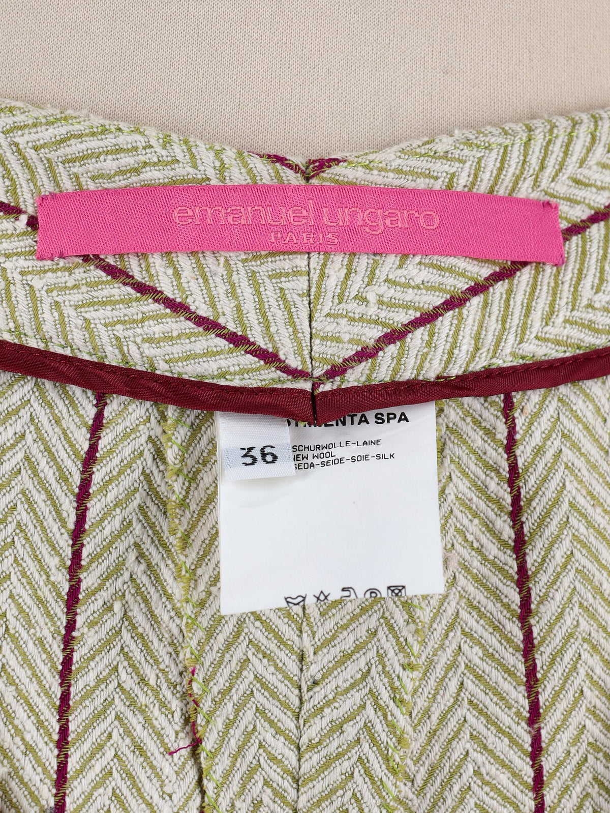 Emanuel Ungaro Striped Suit with Jacket and Trousers W7426.25  Ungaro 
