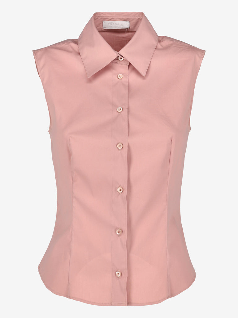 Prada Classic Sleeveless Shirt W7426.1  Prada 