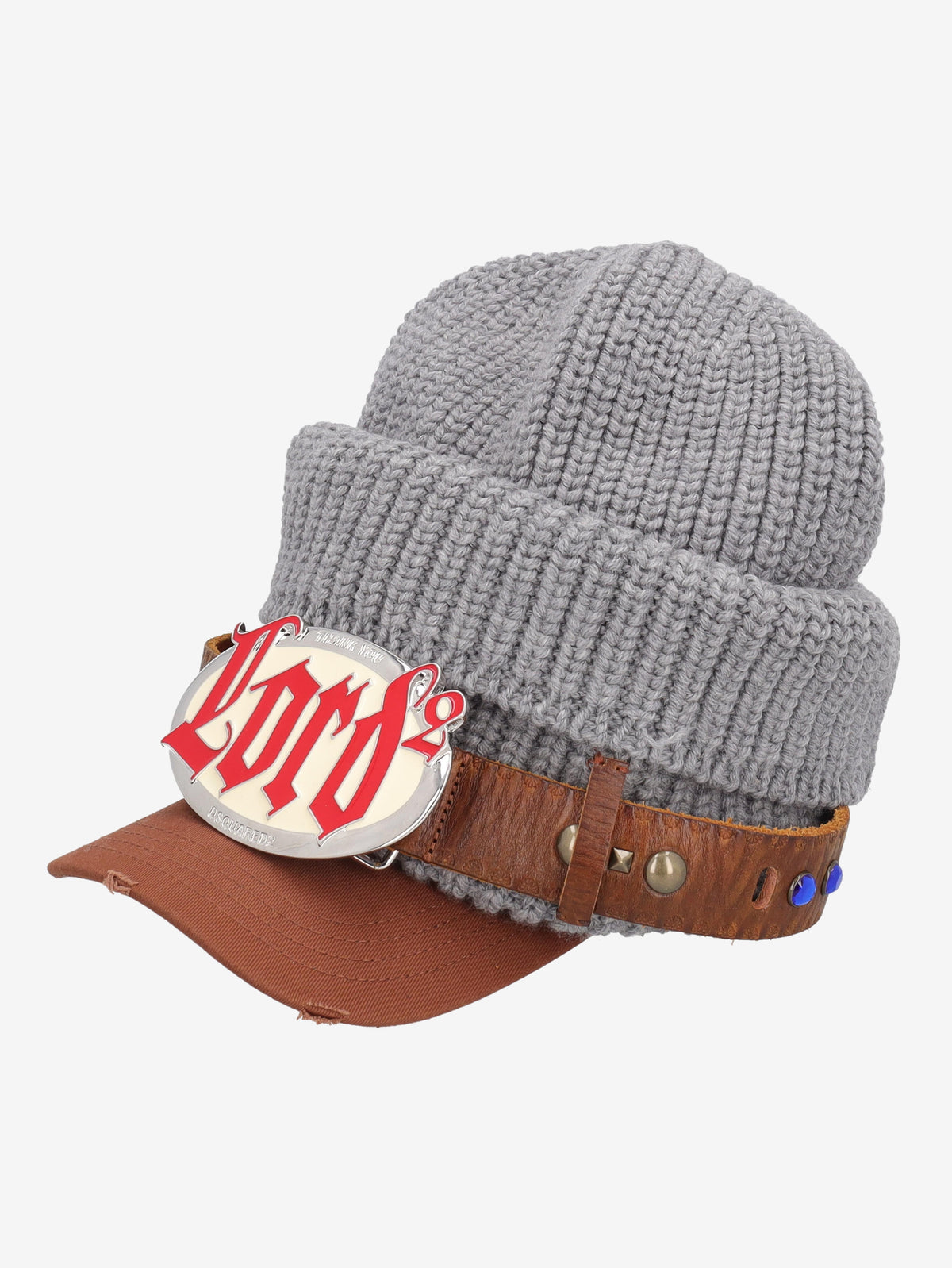 Dsquared2 Hybrid Beanie & Cap with Lord² Belt Detail CVM26.23.118  Dsquared² 