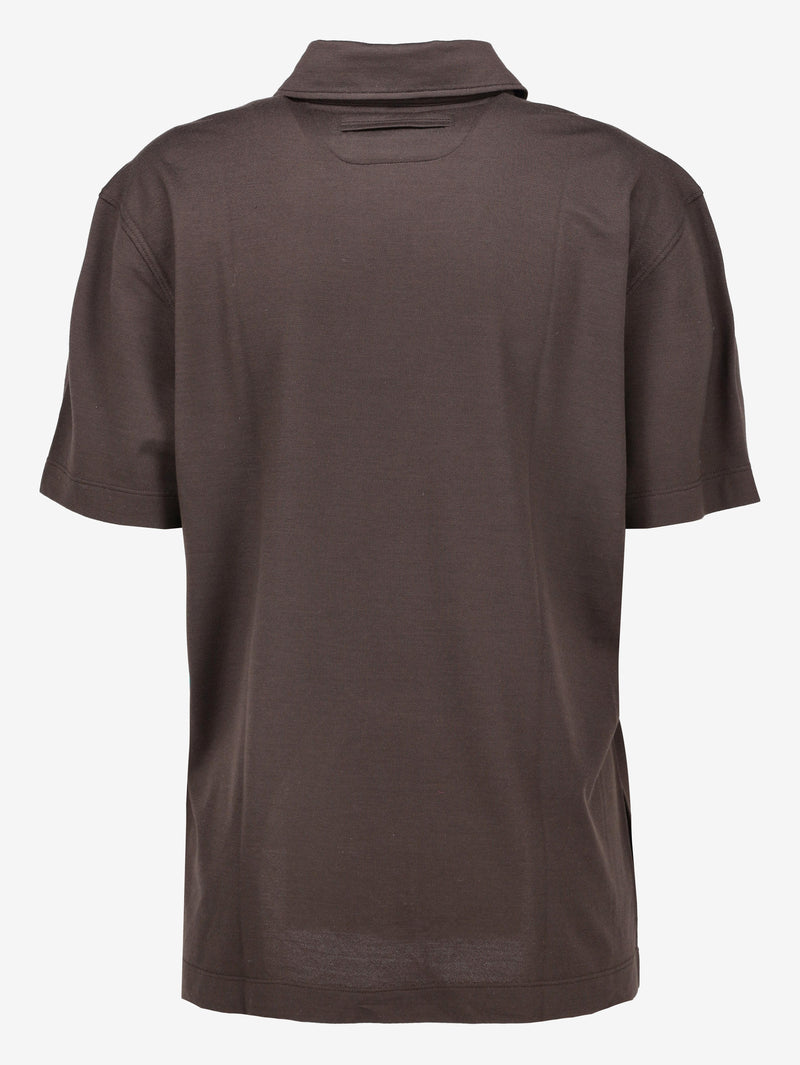 Zegna Lightweight Wool Polo Shirt WCV130127  Ermenegildo Zegna 