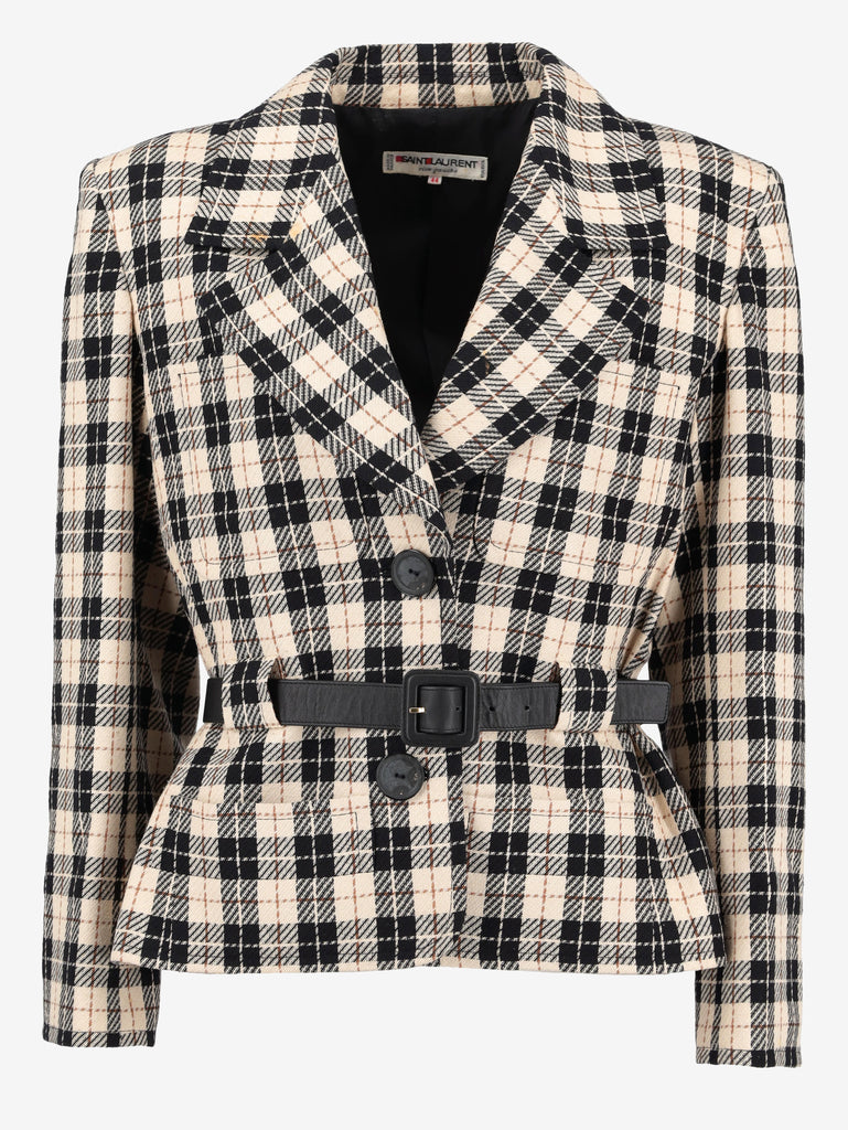 Giacca con cintura Yves Saint Laurent