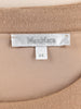 Max Mara Beige Wool Midi Dress with Zipper Sleeves CVM26.6.59  Max Mara 