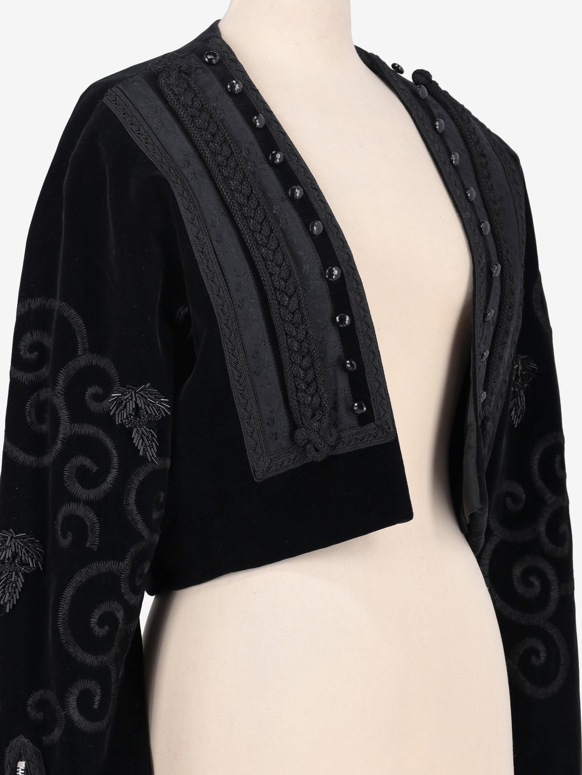 Jean Paul Gaultier Velvet Bolero 1985 CVB25.53.12  Jean Paul Gaultier 