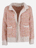 Junya Watanabe PInk Melange Cardigan WCV241010335  Junya Watanabe 