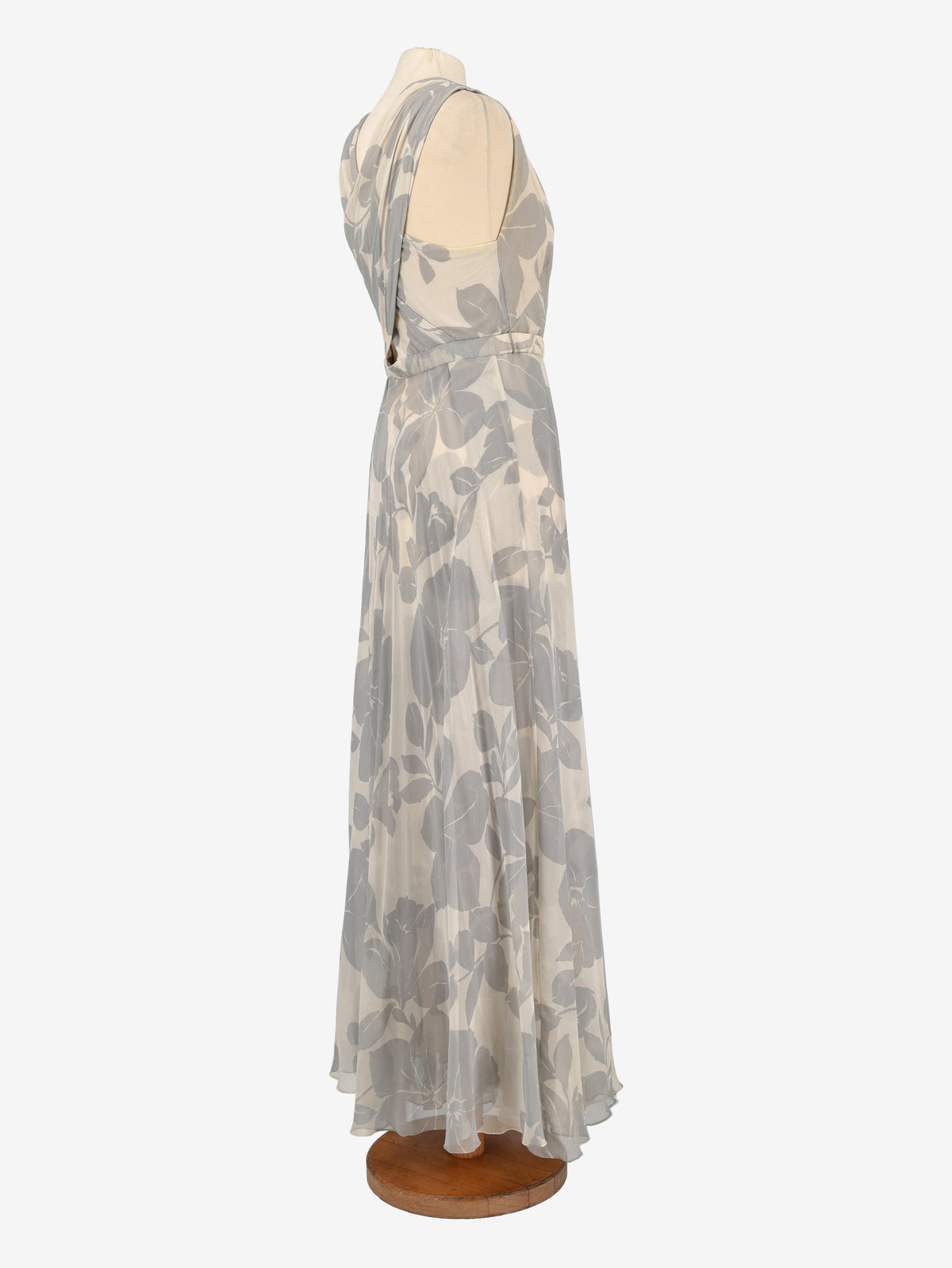 André Laug Grey Floreal  Long Dress WCV151124.13  Andre Laug 